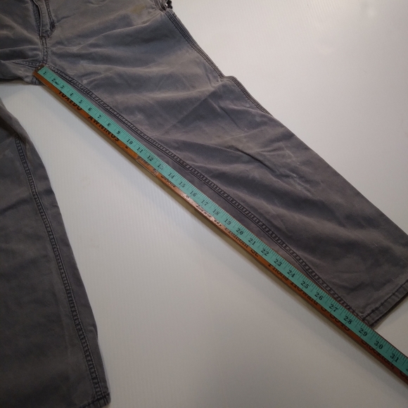 Carhartt Grey Carpenter Jean's Sz 14 - Picture 11 of 14